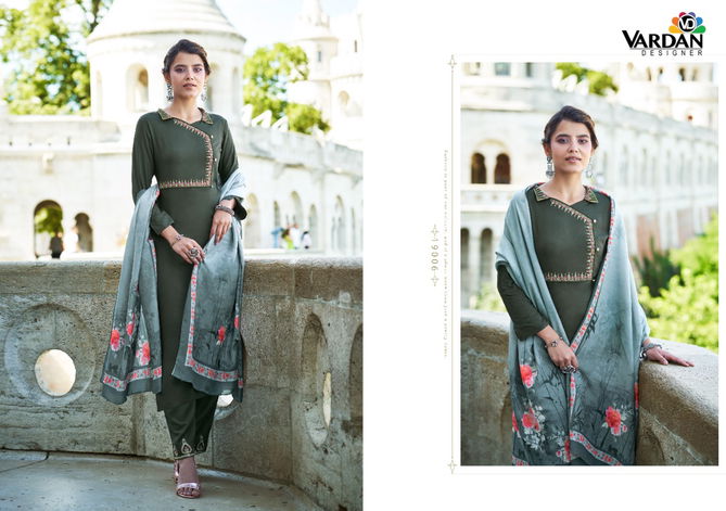 Vardan Sarshiya 2 New Fancy Exclusive Wear Designer Kurti Pant With Dupatta Collection